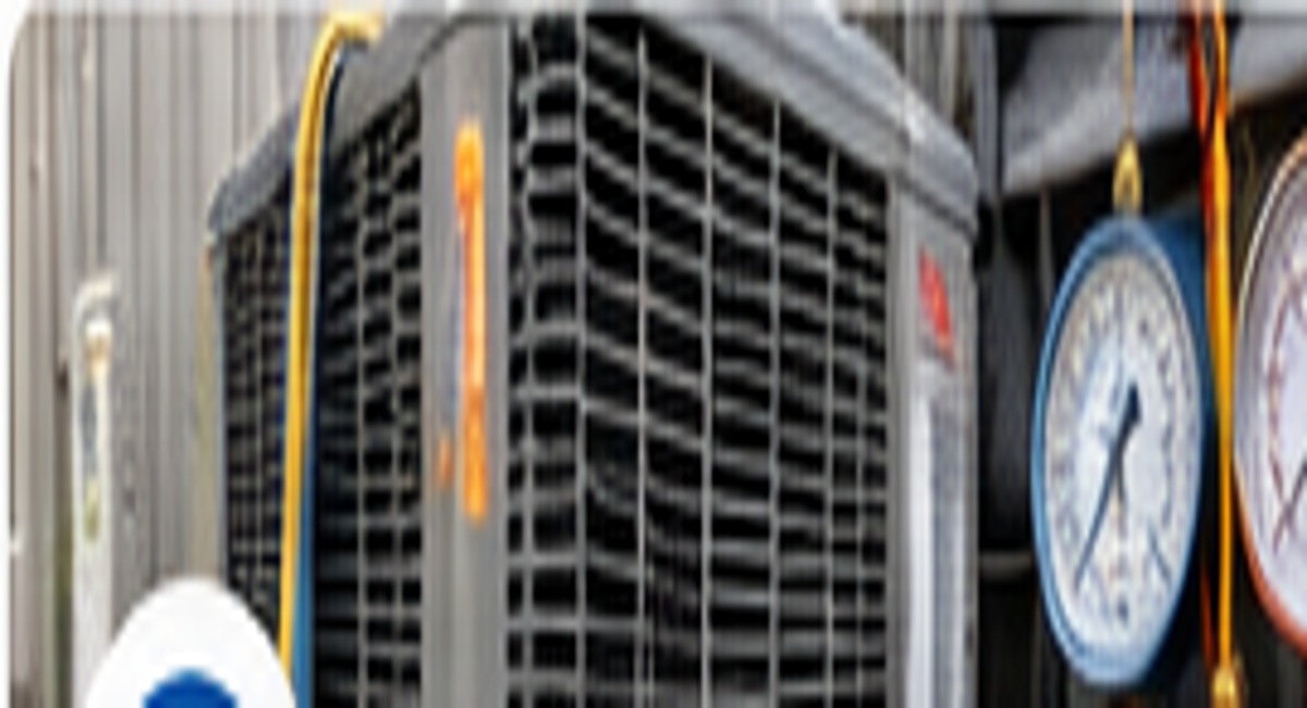 HVAC diagnostic gauges and equipment used to investigate refrigerant leakage